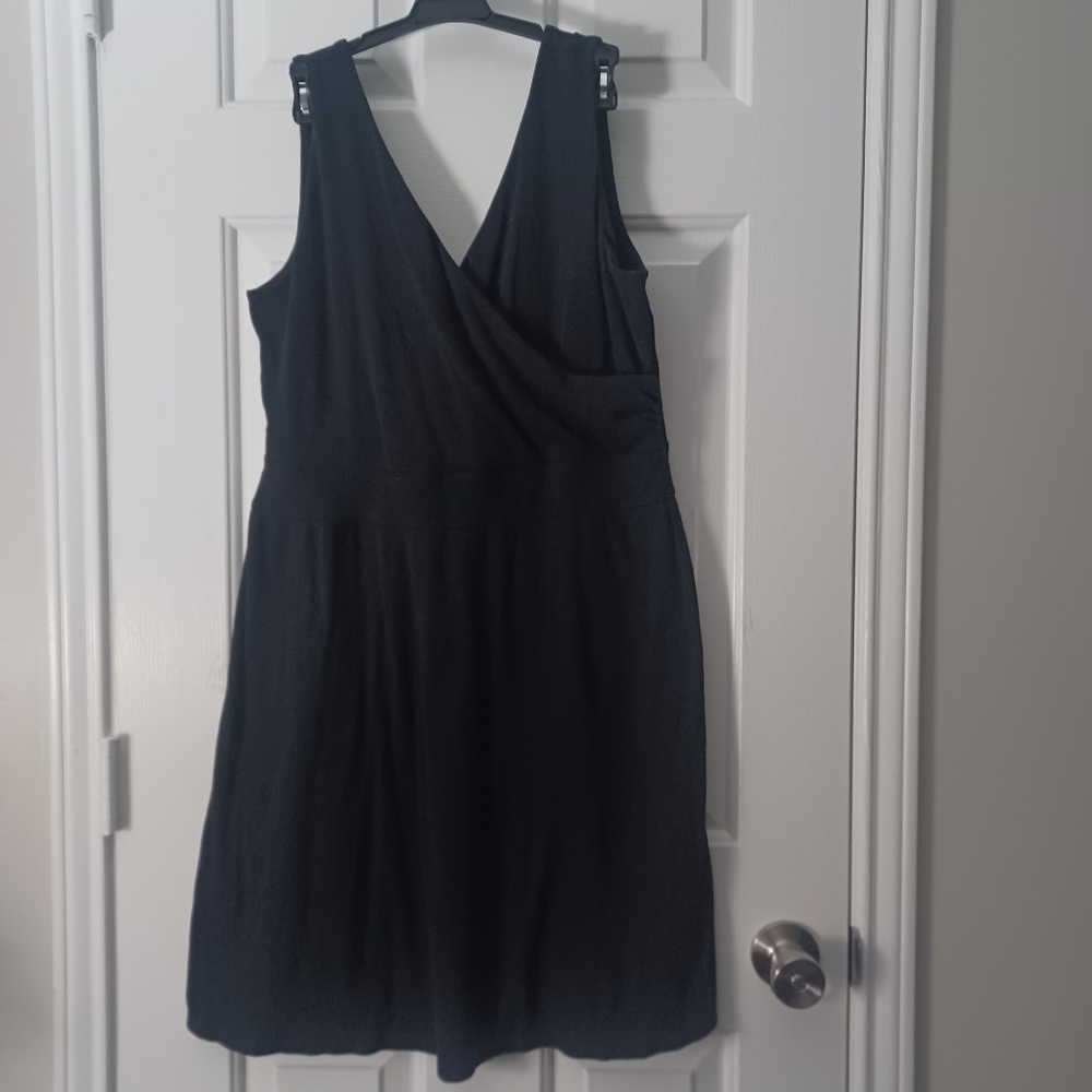 Maurices Ribbed Wrap Dress Sz L